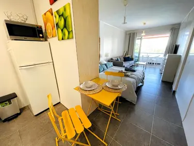 Una cocina o zona de cocina en Studio Atlantico