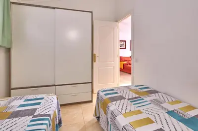 Cama o camas de una habitación en Santa Barbara Tropical