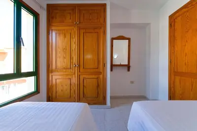 Cama o camas de una habitación en Salt Apartments Green Ocean