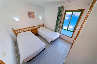Cama o camas de una habitación en Salt Apartments Green Ocean