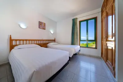 Cama o camas de una habitación en Salt Apartments Green Ocean