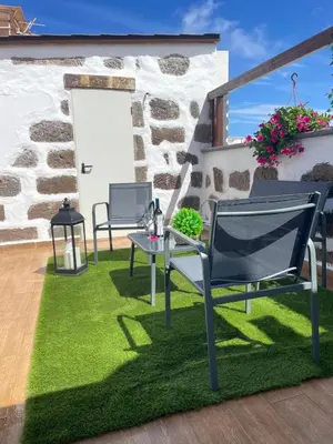 Jardín al aire libre en Casa La Candelaria - Moya