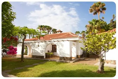 Jardín al aire libre en Bungalow in Maspalomas