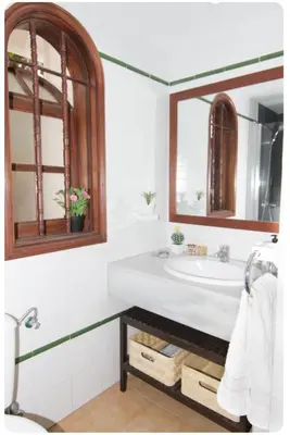 Cama o camas de una habitación en Bungalow in Maspalomas