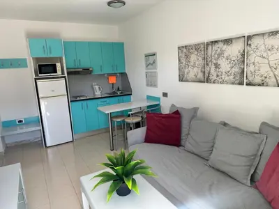 Una cocina o zona de cocina en SOL VELEROS Puerto Rico Apartement