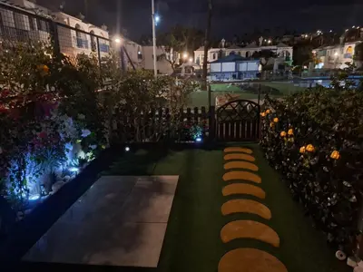 Jardín al aire libre en Casa Romantico - Playmar - Maspalomas