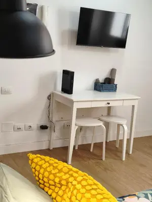Una televisión o centro de entretenimiento en Casa Canteras Don Carlos