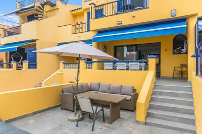 Un balcón o terraza de Playa de las Mujeres