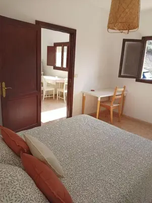 Cama o camas de una habitación en House Villa Palominos Galdar