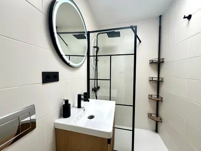 Un baño de Que Chido