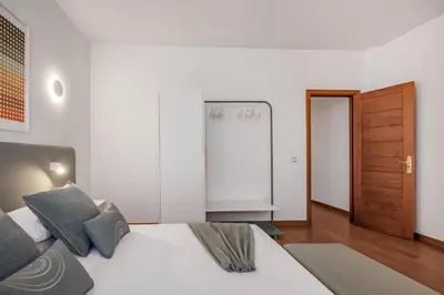 Cama o camas de una habitación en Agaete Shine Suites