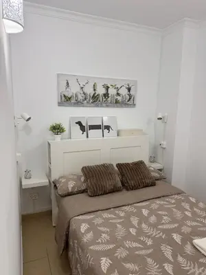 Cama o camas de una habitación en La casa de Esteban