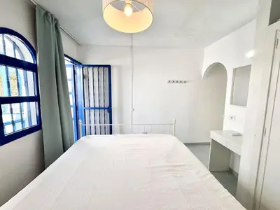 Cama o camas de una habitación en Apartment in Playmar - Maspalomas