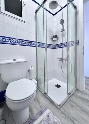 Un baño de Apartamento Bahía con AIRE ACONDICIONADO