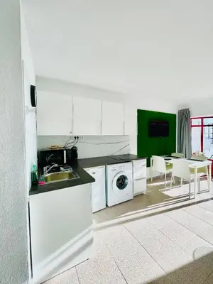 Una cocina o zona de cocina en Infinity Horizon Apartment - Puerto Rico