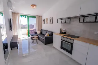 Una cocina o zona de cocina en SOY Puerto Rico Ocean View