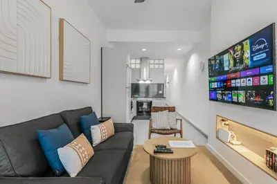 Zona de estar de Beachside Comfort Las Canteras