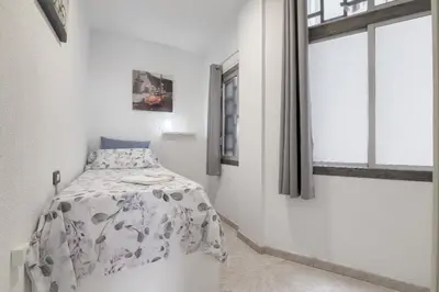 Cama o camas de una habitación en Canteras Samperez