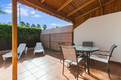 Un balcón o terraza de Home2Book Sunny Maspalomas Escape, Pool & Terrace