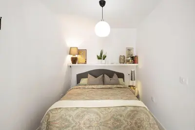 Cama o camas de una habitación en Casa las Caracolas