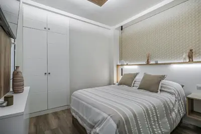 Cama o camas de una habitación en Lux Experience Mesa y Lopez