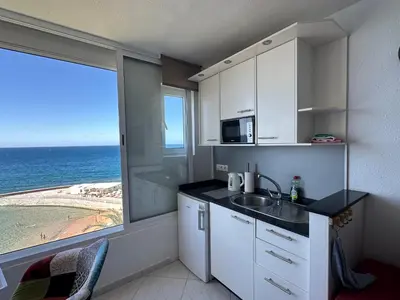 Una cocina o zona de cocina en Sunset Studio