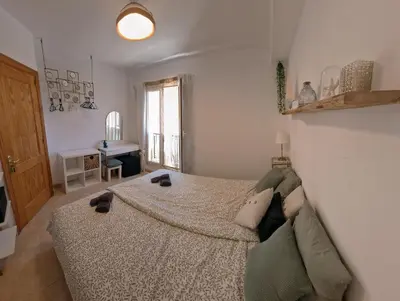 Cama o camas de una habitación en Casa Polita