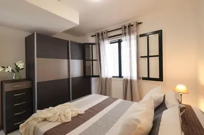 Cama o camas de una habitación en Playa del Cura - Mar Paraiso