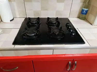 Una cocina o zona de cocina en Double room in La Isleta, 100 meters from Las Canteras beach