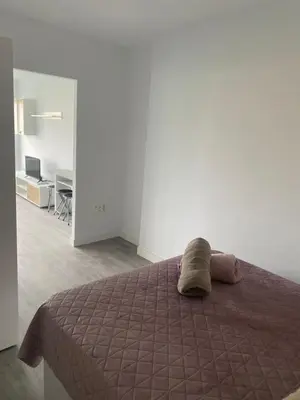 Cama o camas de una habitación en Lucy lux apartament