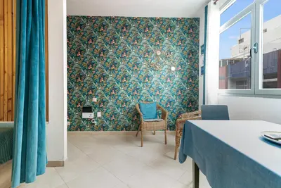 Zona de estar de Home2Book Casita Canaria Studio Las Canteras