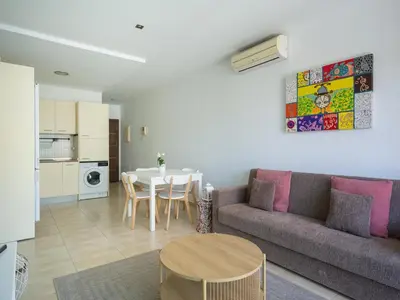 Una cocina o zona de cocina en Perchel Beach Suites Arguineguin
