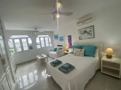 Cama o camas de una habitación en Relax Playa del Inglés
