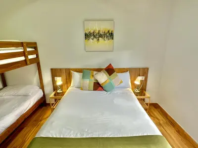 Cama o camas de una habitación en Villa El Guanche -Boutique Apartments & rooms