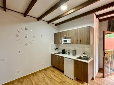 Una cocina o zona de cocina en Villa El Guanche -Boutique Apartments & rooms