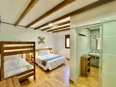 Cama o camas de una habitación en Villa El Guanche -Boutique Apartments & rooms
