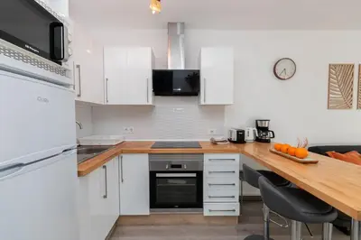 Una cocina o zona de cocina en Vista Calma Suite Puerto Rico