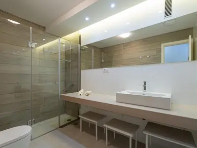 Un baño de Holiday Home in Spain near the Beach & Marina