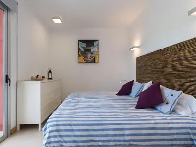 Cama o camas de una habitación en Chalet in Salobre with Private Heated Pool