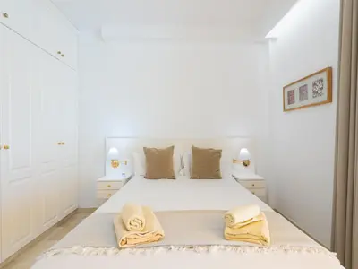 Cama o camas de una habitación en Apartment in Playa de Mogán by the Beach