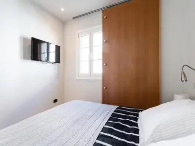 Cama o camas de una habitación en House in Puerto de Mogán with Marina Views
