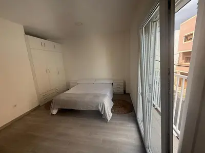 Cama o camas de una habitación en Casa Ocin Telde