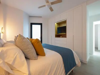 Cama o camas de una habitación en Chalet in Maspalomas with Heated Pool