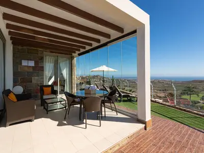 Paisaje cerca de esta villa