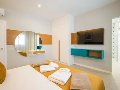 Cama o camas de una habitación en Villa in Maspalomas with Private Heated Pool