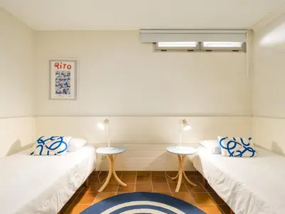 Cama o camas de una habitación en Apartment in Pasito Blanco near Private Beach