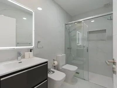 Un baño de Apartment on Mogan Beach with Sea Views
