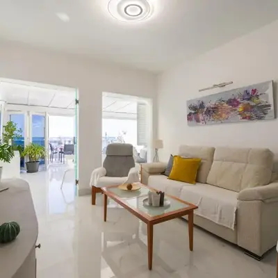 Apartment on Mogan Beach with Sea Views