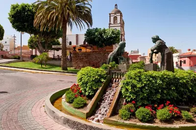 Jardín al aire libre en Finca Aguatona RC10 by VillaGranCanaria
