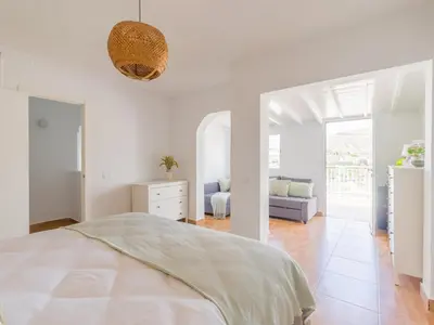 Cama o camas de una habitación en Dreamy apartment next to Anfi del Mar